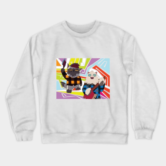 KIPO timbercats Crewneck Sweatshirt by SurpriseART